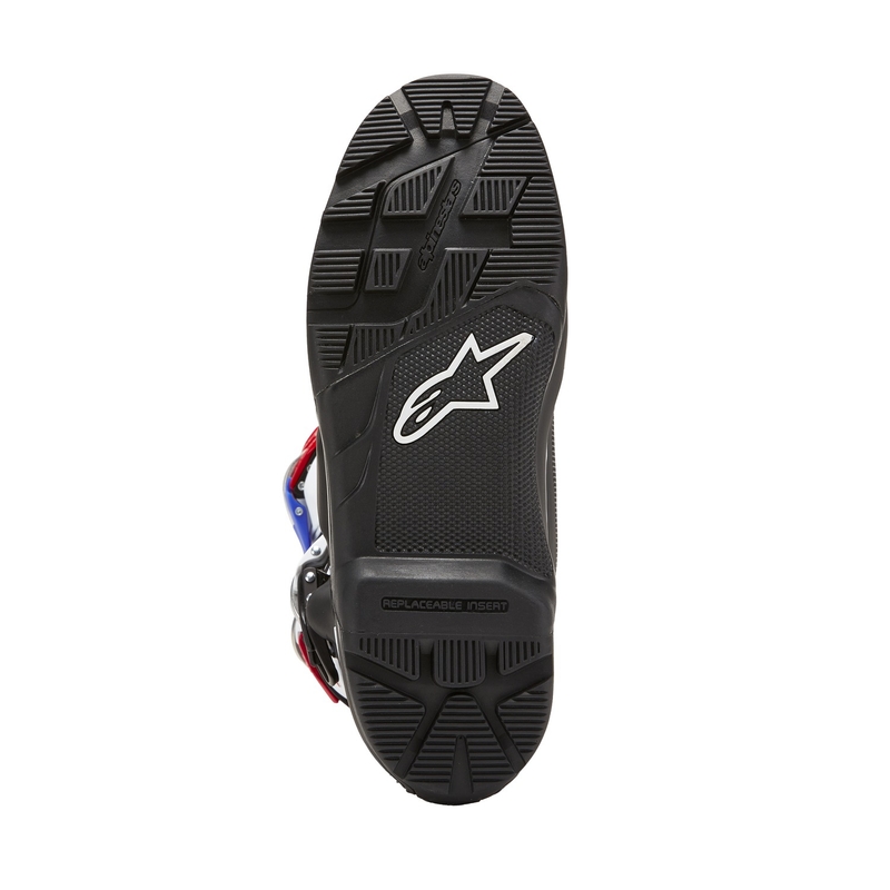 Ghete Motocicletă Alpinestars Tech 7 Enduro Drystar Honda Negru-Albastru-Alb-Roșu