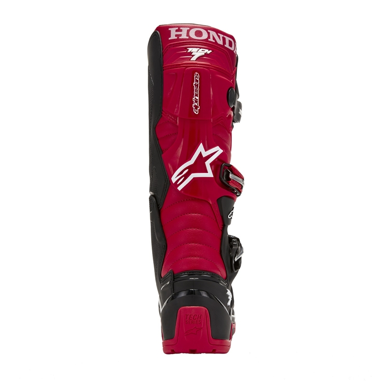 Ghete Motocicletă Alpinestars Tech 7 Enduro Drystar Honda Negru-Roșu