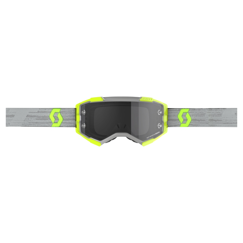 Ochelari de protecție SCOTT Fury LS de motocross negru-galben fluo