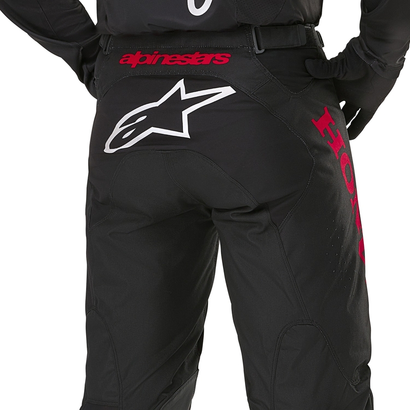 Pantaloni Motocross Alpinestars Racer Iconic Honda Collection Negru-Roșu