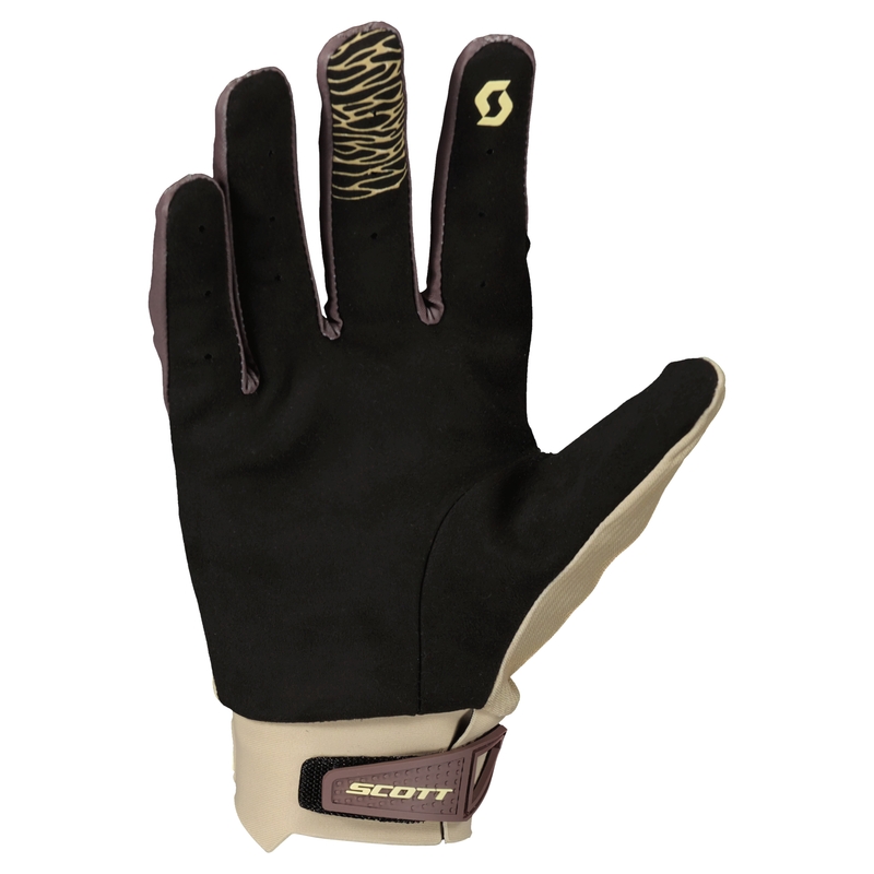 Mănuși de motocros SCOTT EVO FURY bej-maro