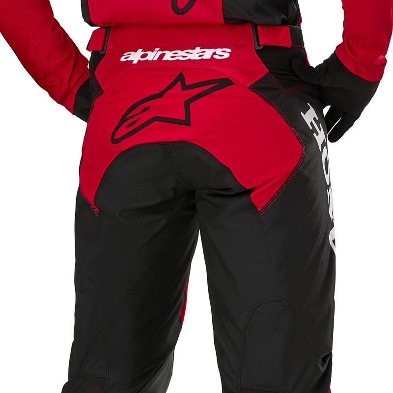 Colectia de pantaloni Alpinestars Racer Iconic Honda Motocross Rosu-Negru-Albastru-Alb