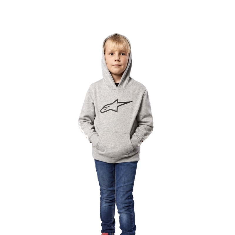 Alpinestars Kids Racey Hoodie gri și roșu