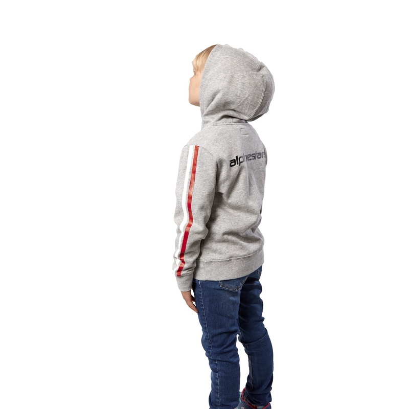 Alpinestars Kids Racey Hoodie gri și roșu