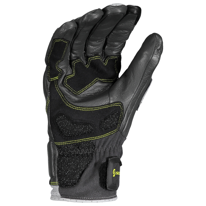 Mănuși din piele SCOTT SPORT ADV gri-verde