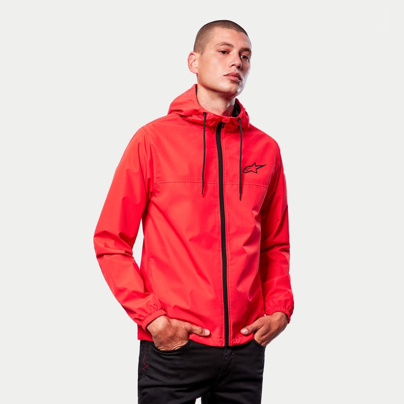 Alpinestars Treq Windbreaker jachetă roșu-fluo-negru