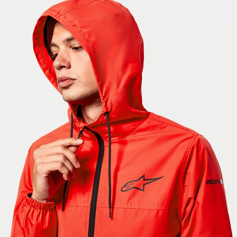 Alpinestars Treq Windbreaker jachetă roșu-fluo-negru