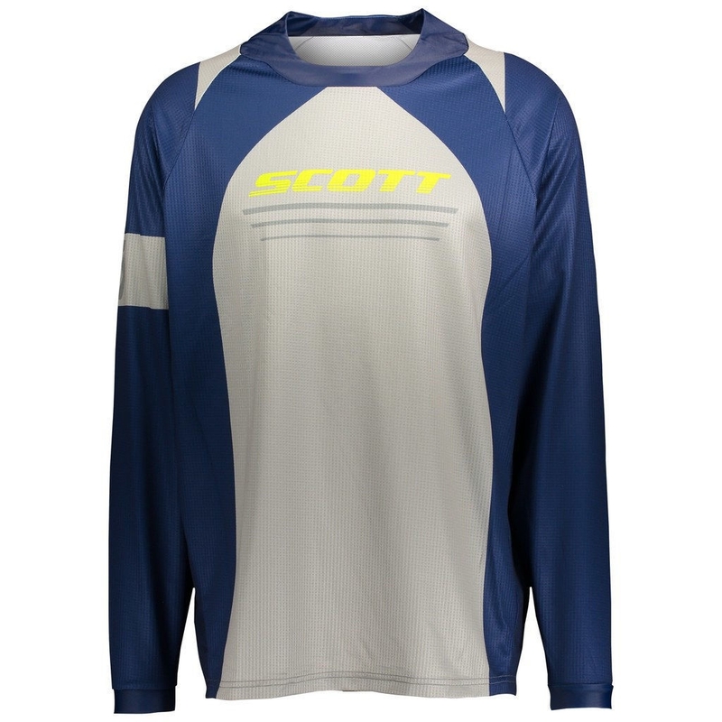Tricou motocross SCOTT 350 X-PLORE albastru-gri albastru-gri