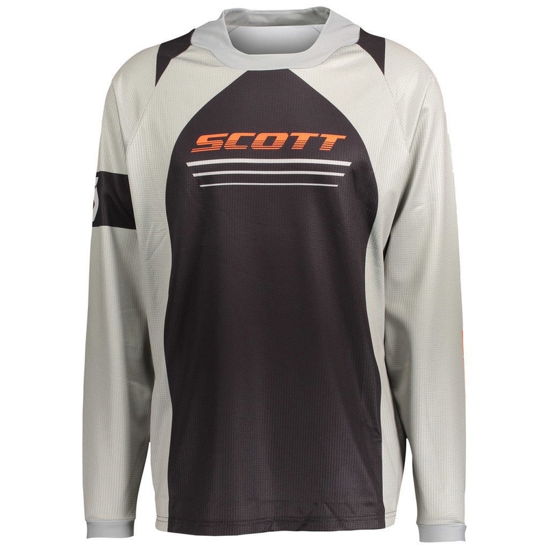 Tricou motocros SCOTT 350 X-PLORE gri-negru