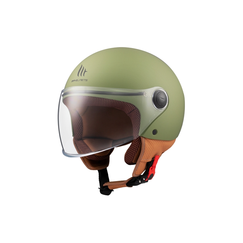 Casca Moto Deschisa MT Street S Verde Mat