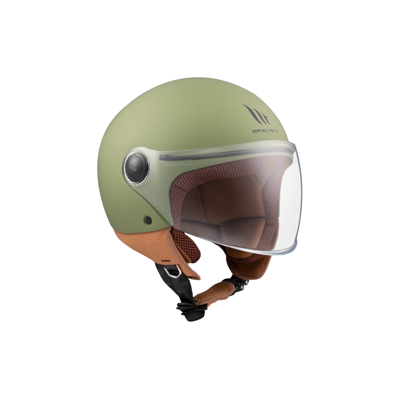 Casca Moto Deschisa MT Street S Verde Mat