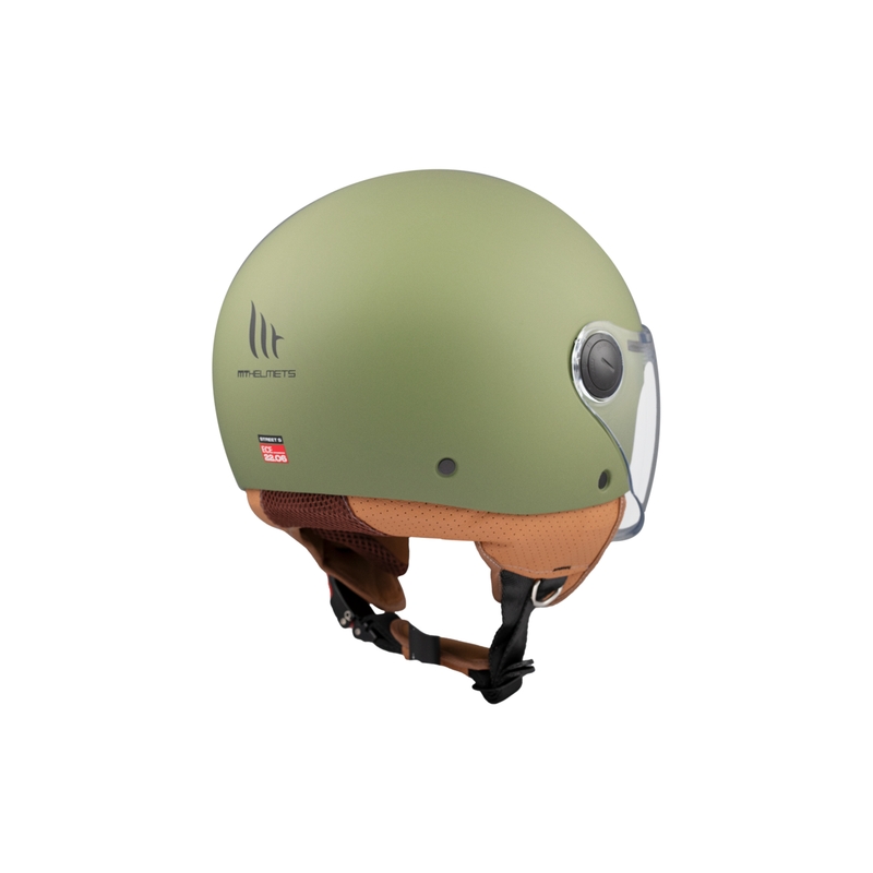 Casca Moto Deschisa MT Street S Verde Mat