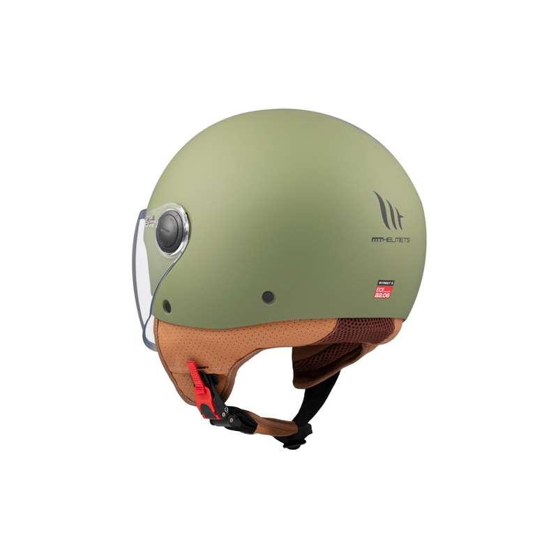 Casca Moto Deschisa MT Street S Verde Mat