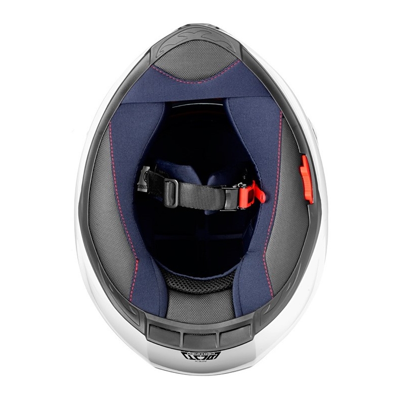Cască de motocicletă Cassida Apex Jawa - roșu-negru-gri