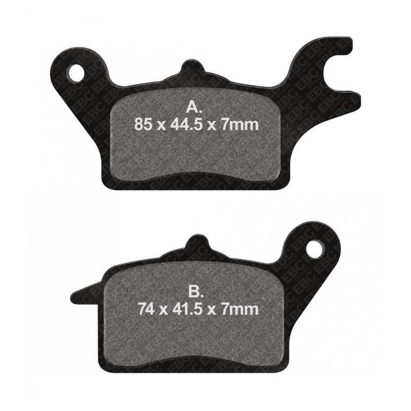 Placute de frana EBC pentru KAWASAKI Z 125 2018-2020, HONDA C 125 Super Cub 2018-2023
