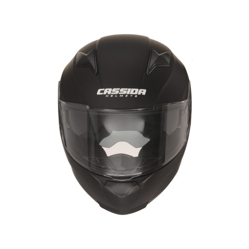 Cască de motocicletă Cassida Apex Vision negru mat reflectorizant gri mat