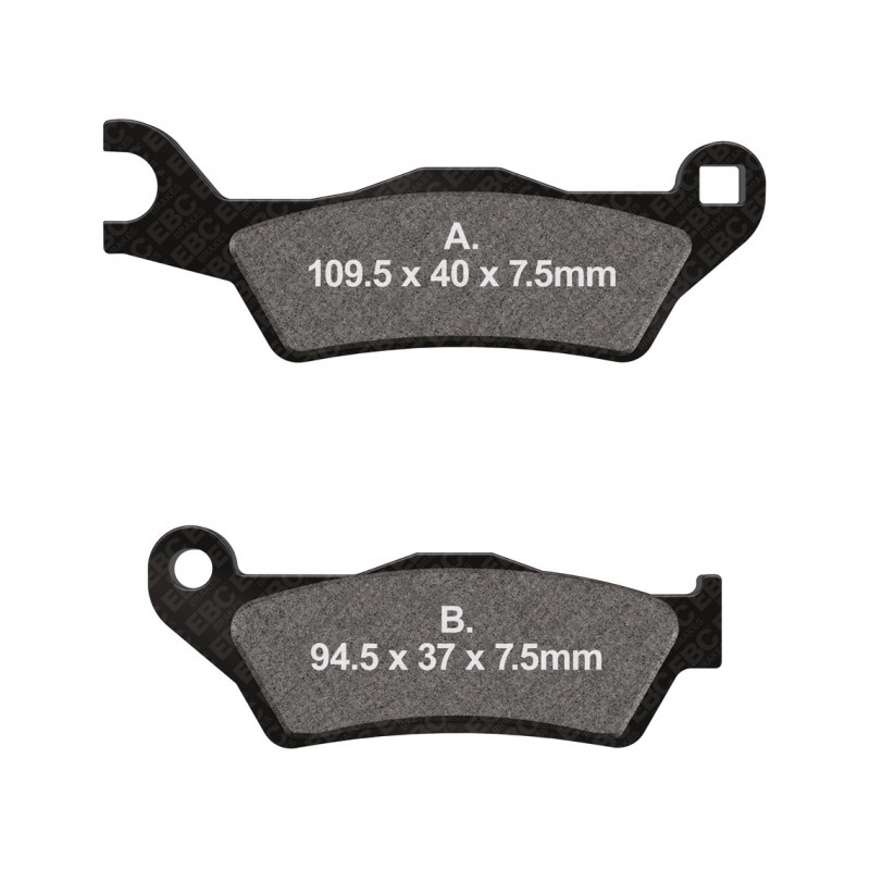 Placute de frana EBC pentru PIAGGIO/VESPA TPH 50 Typhoon 2016-2021