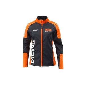 Jachetă softshell pentru femei KTM Team negru-portocaliu