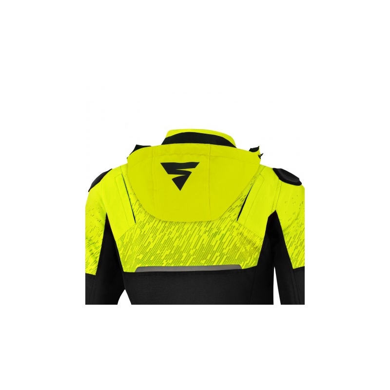 Glugă pentru jacheta pentru femei Shima Drift galben fluo