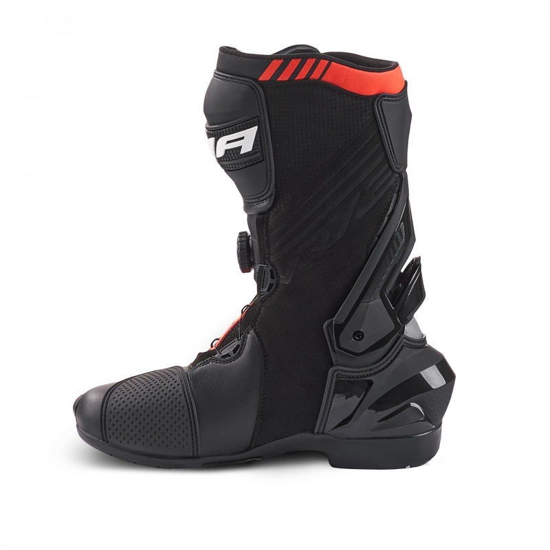 Cizme de motocicletă Shima VRX-3 negru-roșu