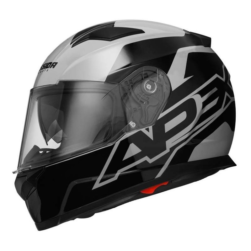 Cască de motocicletă Cassida Apex Contrast gri-negru lichidare