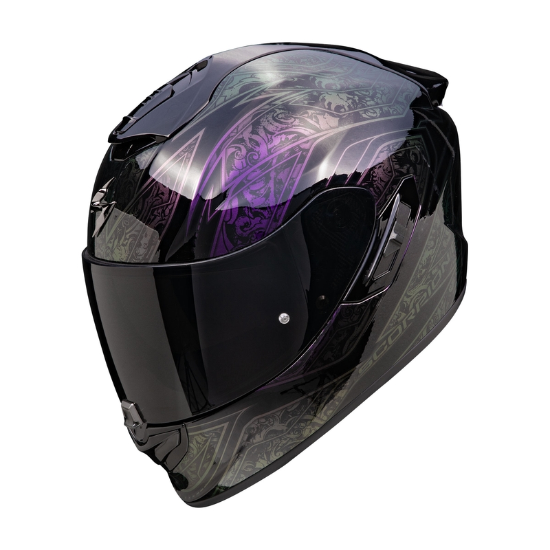 Casca moto integrala Scorpion EXO-1400 EVO II Air Fantasy negru-cameleon