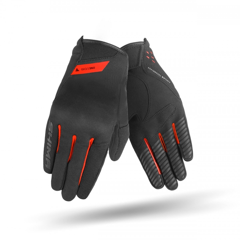Mănuși moto Shima One EVO negru-roșu