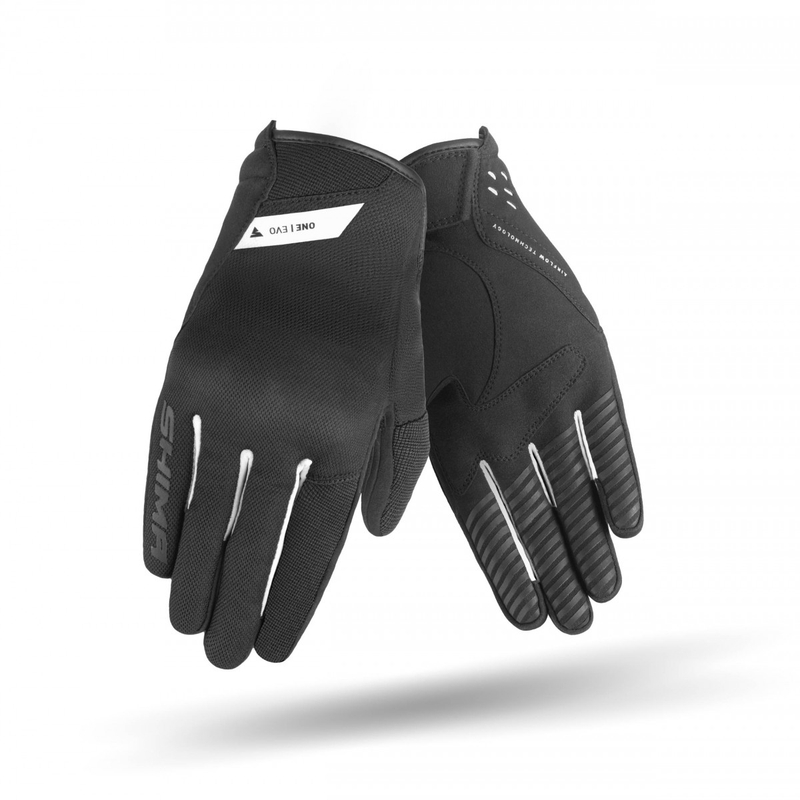 Mănuși moto Shima One EVO alb-negru