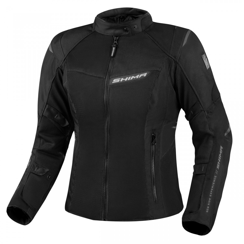 Geacă de motocicletă Shima Rush Vent 2.0 pentru femei, neagră