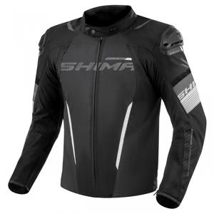 Geacă moto Shima Solid 2.0 negru-alb