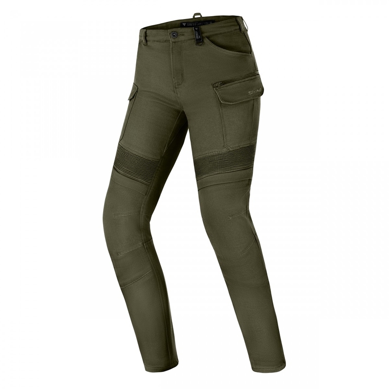 Pantaloni de motocicletă prelungiți Shima Giro 3.0 pentru femei kaki