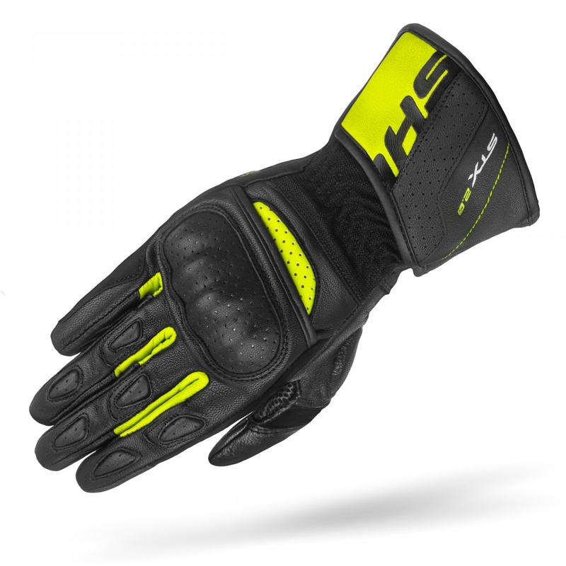 Mănuși moto Shima STX 2.0 negru-galben fluo