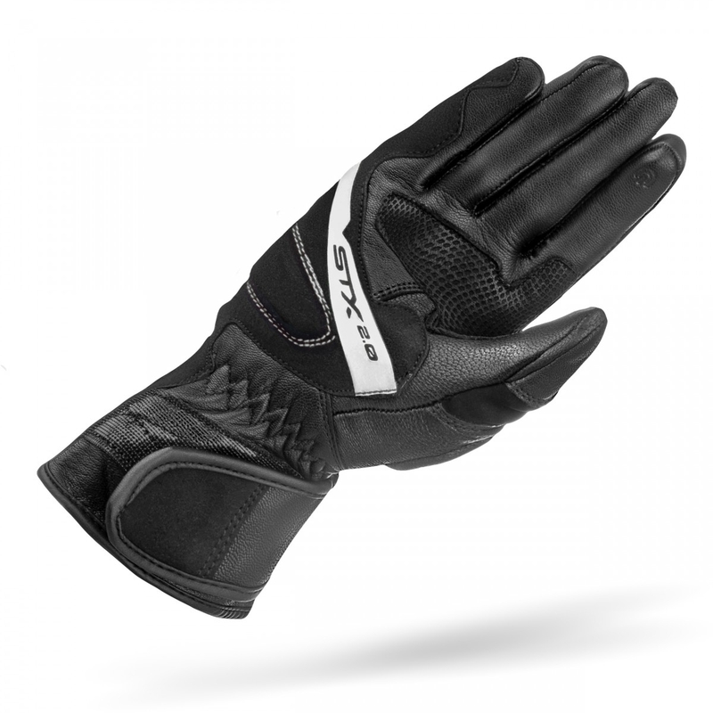 Mănuși moto Shima STX 2.0 alb-negru