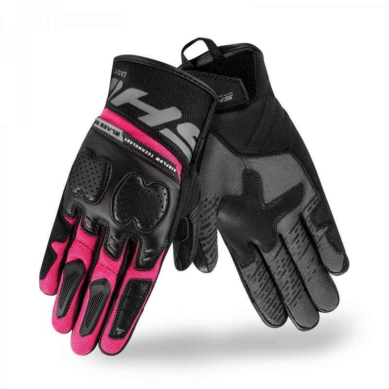 Mănuși moto damă Shima Blaze 2.0 negru-roz
