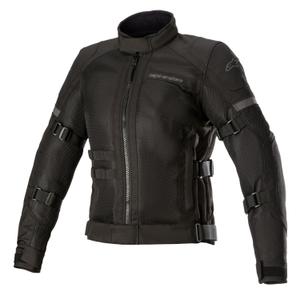 Jachetă de motocicletă Alpinestars Stella Crosshill Waterproof Air 2024 pentru femei, negru-negru