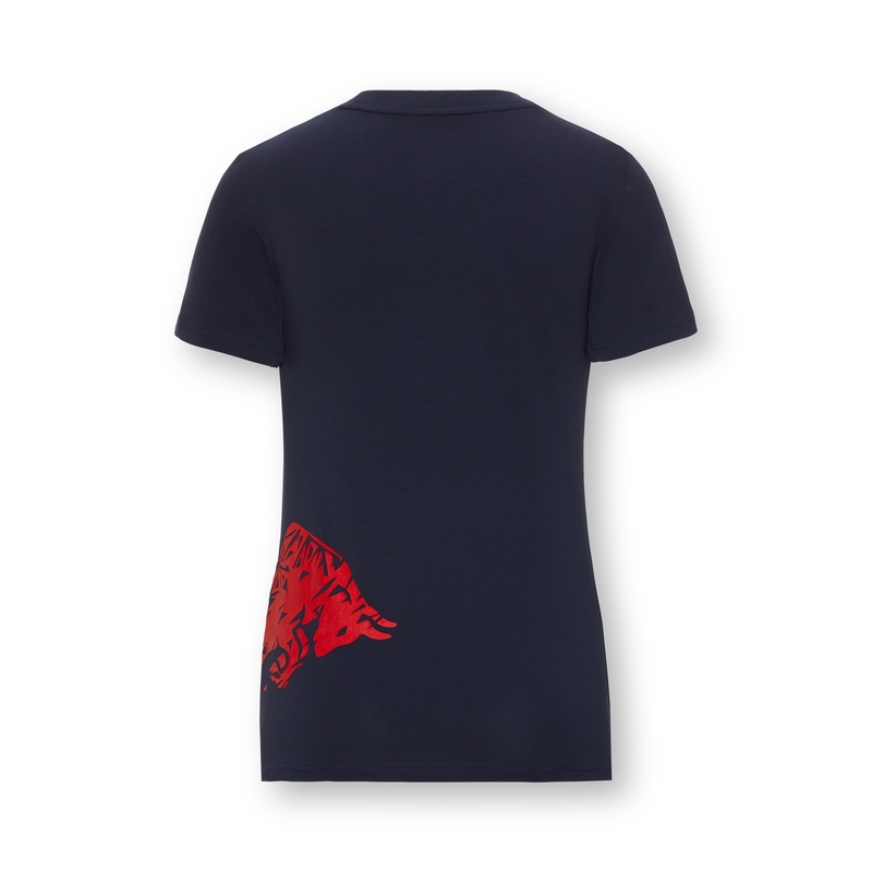 Tricou dama Red Bull Adrenaline albastru-rosu