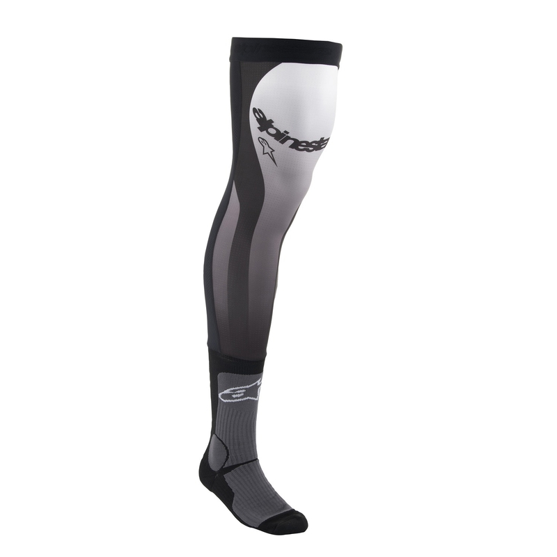 Șosete Alpinestars Knee Brace alb-negru