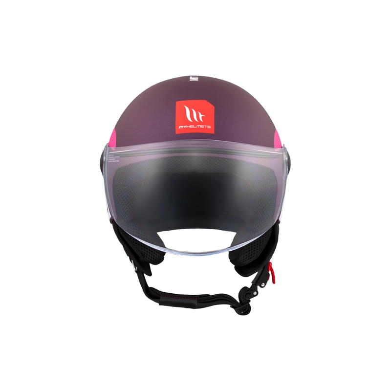 Casca moto open MT STREET INBOARD C8 violet-roz mat