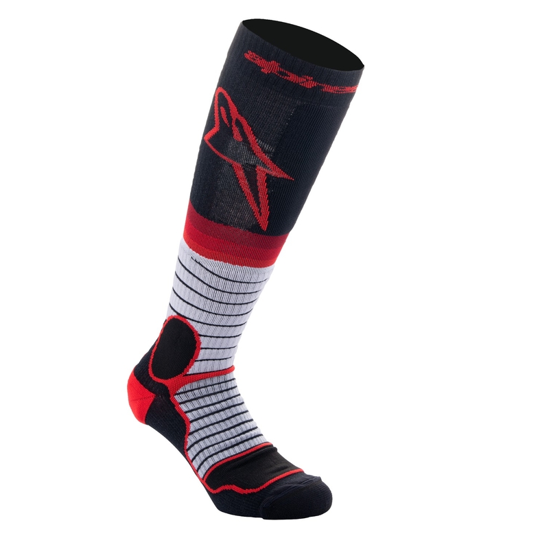 Șosete Alpinestars MX PRO negru-roșu-gri