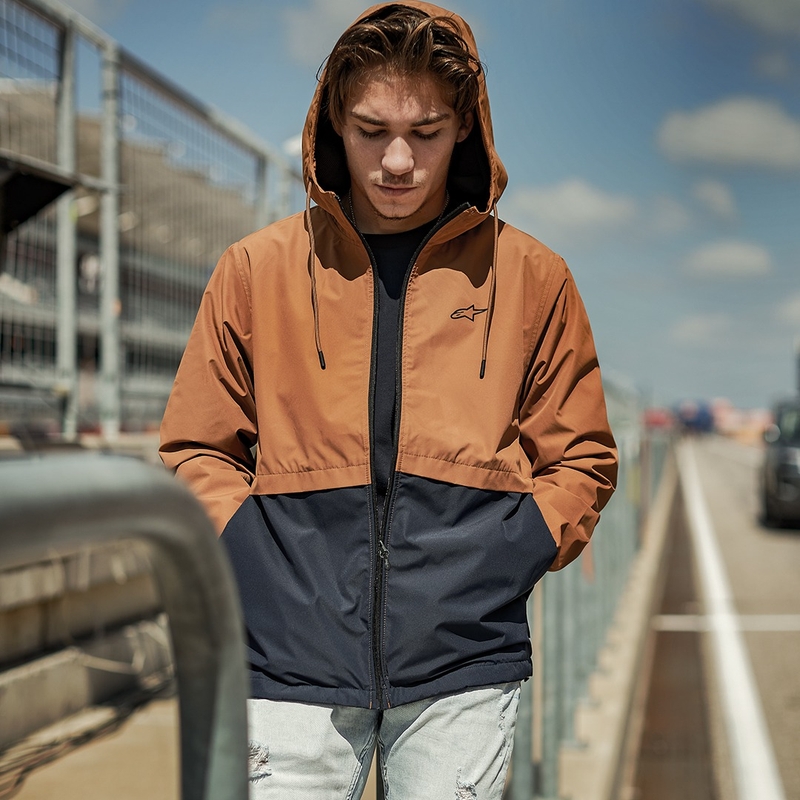 Jachetă Alpinestars Avid Wind maro-albastru închis