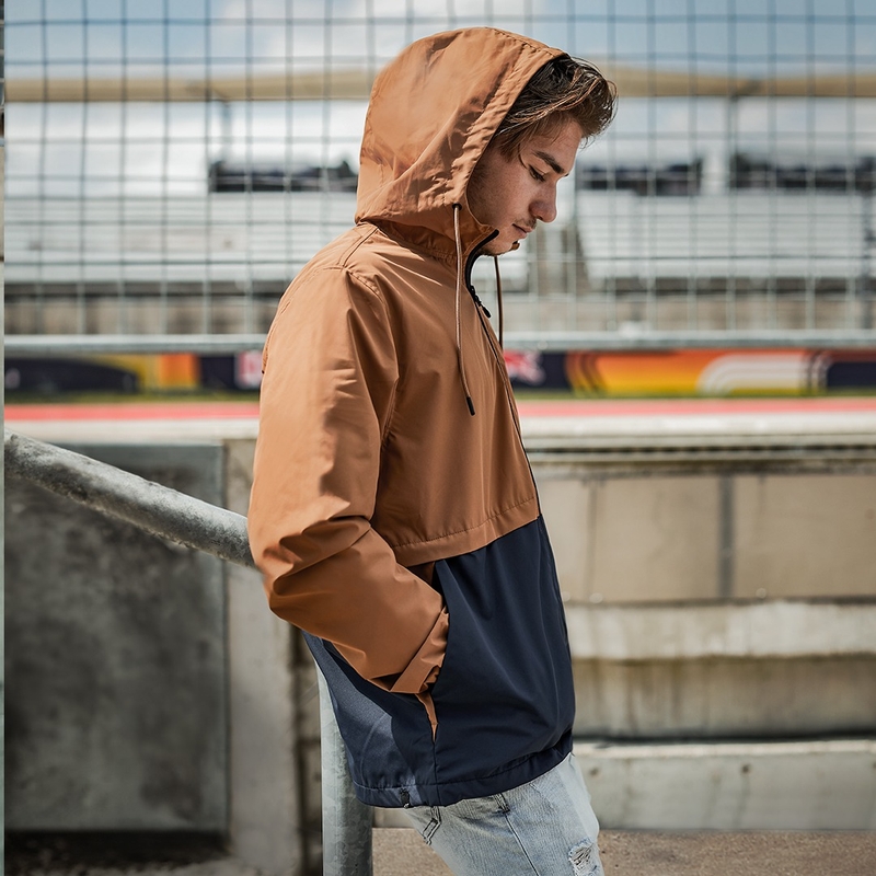 Jachetă Alpinestars Avid Wind maro-albastru închis