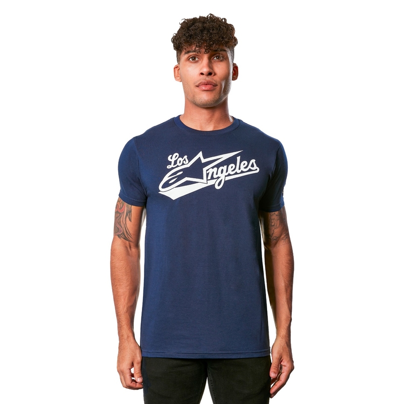Tricou Alpinestars Los Angeles albastru