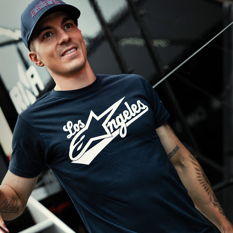 Tricou Alpinestars Los Angeles albastru