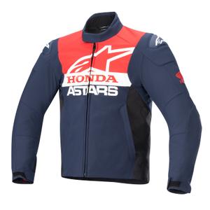 Jacheta moto Alpinestars SMX Waterproof Honda 2024 albastru-negru-rosu-alb
