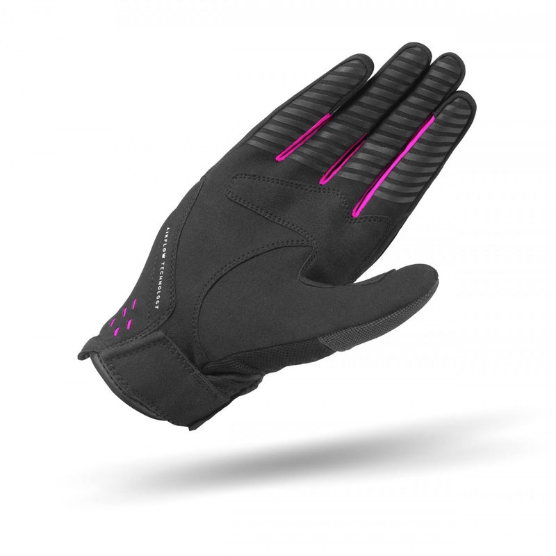 Mănuși moto damă Shima One EVO negru-roz