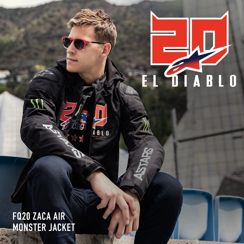 Jachetă moto Alpinestars Zaca Air Monster FQ20 negru-roșu-albastru-alb-verde