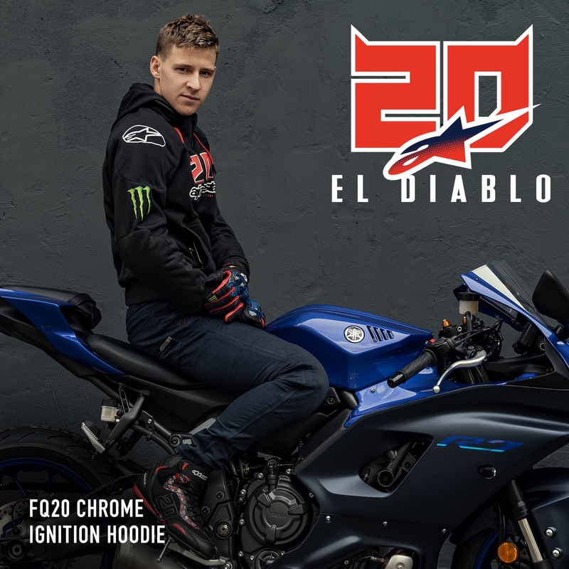 Jacheta moto Alpinestars Chrome Ignition Monster FQ20 negru-rosu-alb-verde