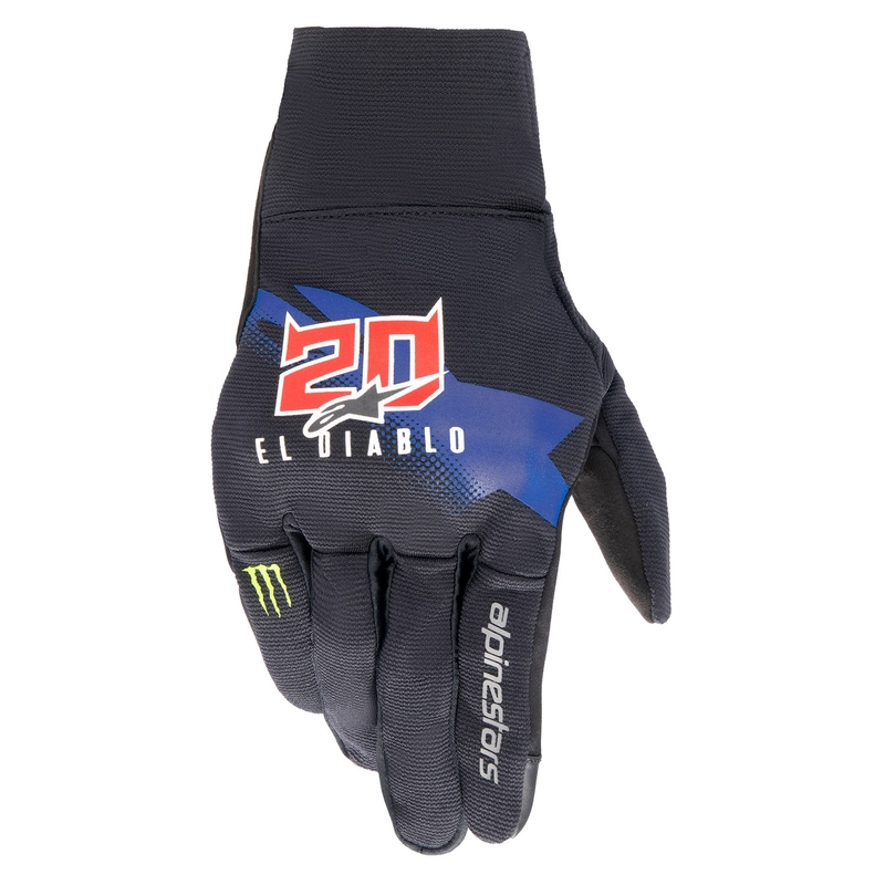Mănuși moto Alpinestars Reef Monster FQ20 negru-roșu-albastru-alb-verde