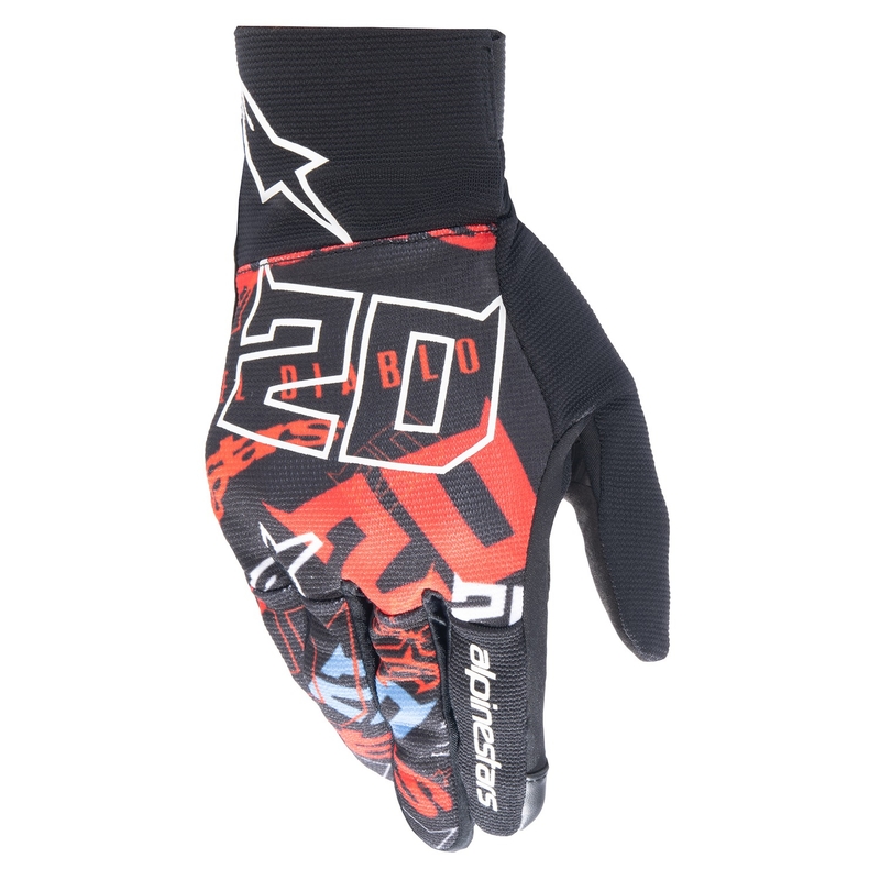 Mănuși moto Alpinestars Reef FQ20 negru-roșu-albastru-alb