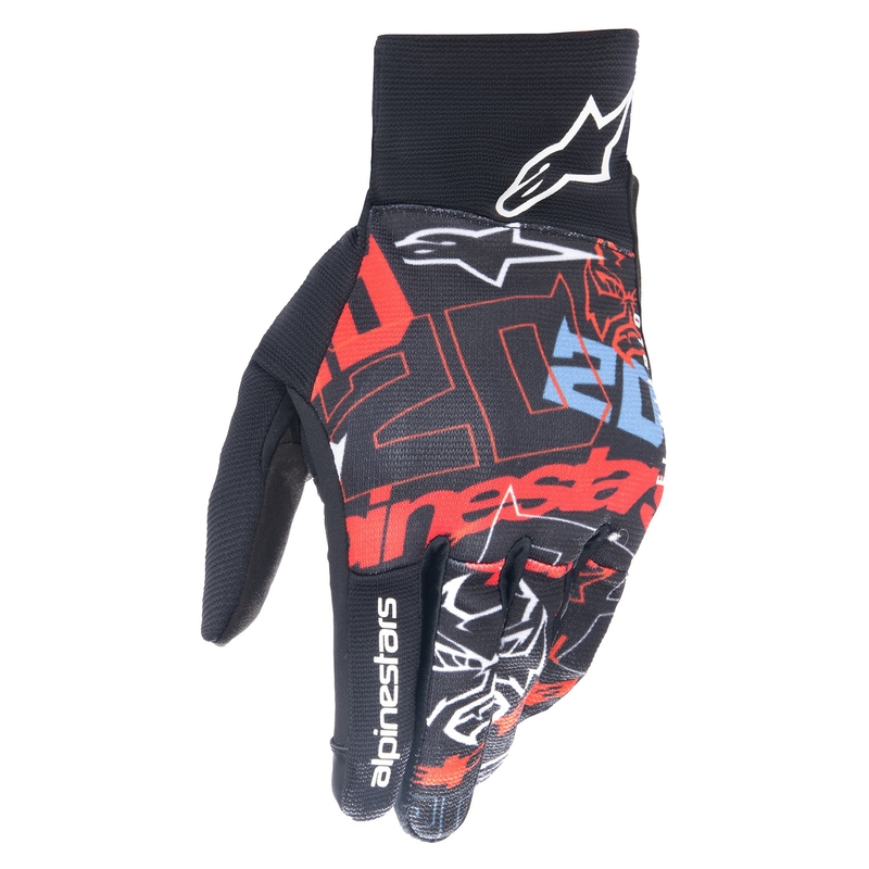 Mănuși moto Alpinestars Reef FQ20 negru-roșu-albastru-alb